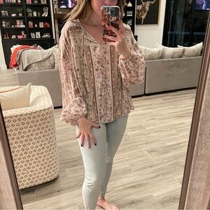 Lovestitch Pink Floral Blouse